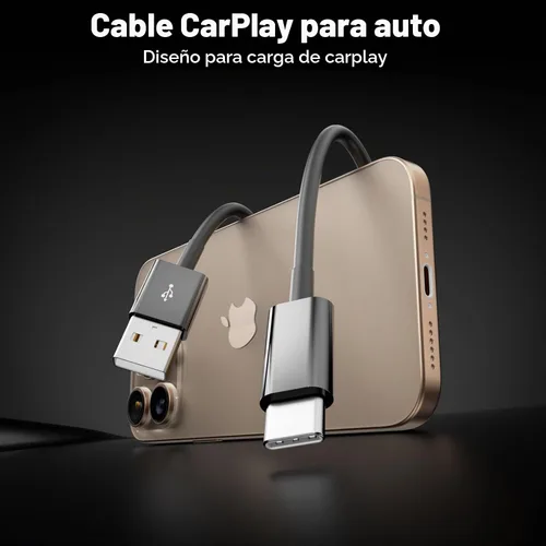 Vista 6 de 2Pack USB A to USB C Cable for iPhone 18/17/16/15 All Series (Black-3 ft) Cargador de coche tipo C 3A carga rápida y transferencia de datos de 480
