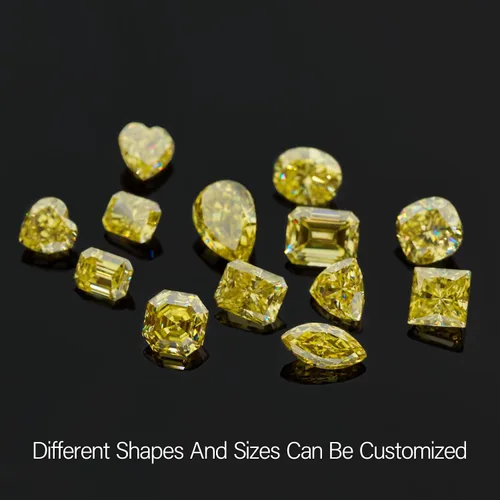 Vista 3 de GIGAJEWE VVS1 - Piedras preciosas sueltas de moissanita de corte excelente para hacer joyas