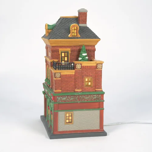 Vista 2 de Department 56 Christmas in The City Village Murphy's Irish Pub Lit Building, 8.86 Inch, Multicolor