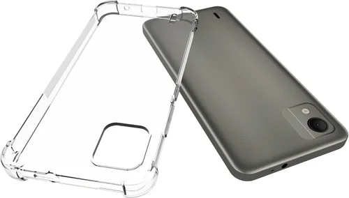 Vista 3 de USTIYA Funda para Nokia C110 4G Clear TPU Cuatro Esquinas Cubierta Protectora Transparente Suave Funda