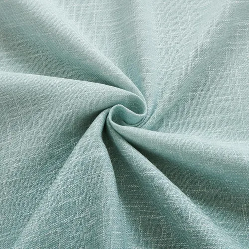 Vista 2 de Paneles de cortinas opacas con aislamiento térmico y reducción de ruido, cortinas rústicas para dormitorio, textura de lino pesado, juego