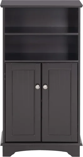 Vista 5 de Spirich Armario de almacenamiento de baño moderno de madera espresso, 23.62 pulgadas de ancho x 11.81 pulgadas de profundidad x 40.15 pulgadas