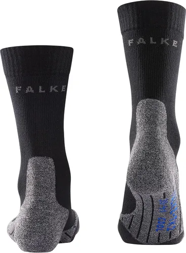 Vista 2 de Falke - Calcetines de senderismo para hombre, color negro