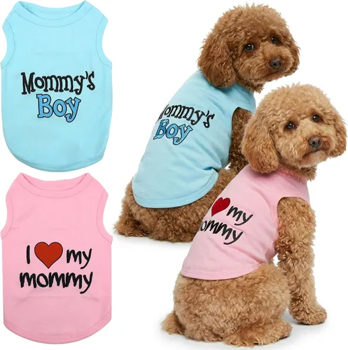 Vista 65 de Parisian Pet - Camiseta para perros y gatos, con texto en inglés Daddy's Girl, 2XS