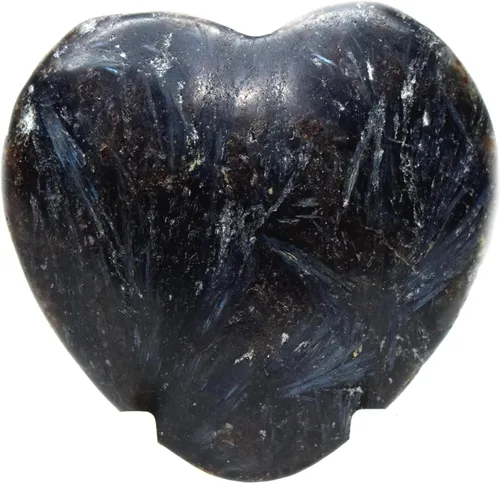 Vista 14 de Par 1.181 in Negro Obsidiana Puffy Corazones Pulidos Natural Volcánico Vidrio Piedra Preciosa Cristal Mineral Especímenes - China (2PCs)