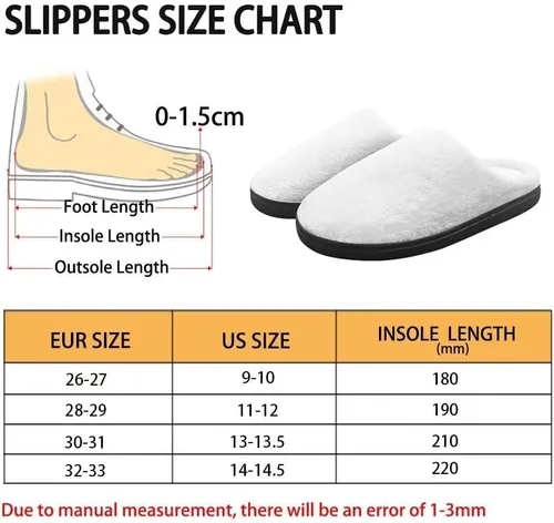 Vista 6 de Viewamoon Zapatos de casa de felpa unisex para niños, pantuflas cálidas para interiores para niños y niñas, pantuflas de casa para otoño e invierno