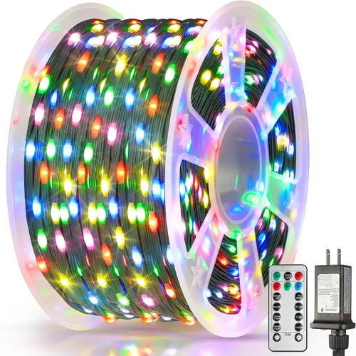 Vista 13 de Larkvue - Tira de luces de 344 pies con 1050 LEDs y control remoto, luces de hadas regulables con 8 modos, temporizador y función de memoria