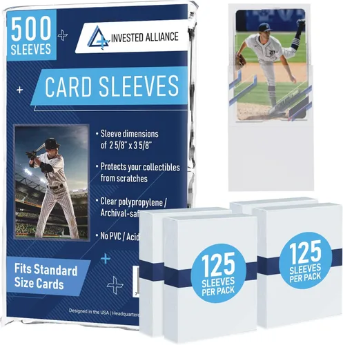 Vista 14 de Premium Penny Sleeves for Trading Cards Soft Trading Card Sleeves for Baseball Cards, Ultra Clear Plastic Pro Sports Card Sleeve, Football, MTG