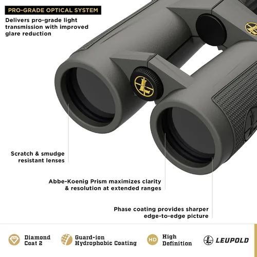 Vista 2 de Leupold BX-5 Santiam HD Binoculares, 8x42mm (174481)