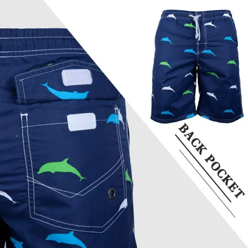 Vista 6 de PREFER TO LIFE Pantalones cortos para hombre, secado rápido, playa, vacaciones, fiesta, bermudas, natación, pantalones grandes