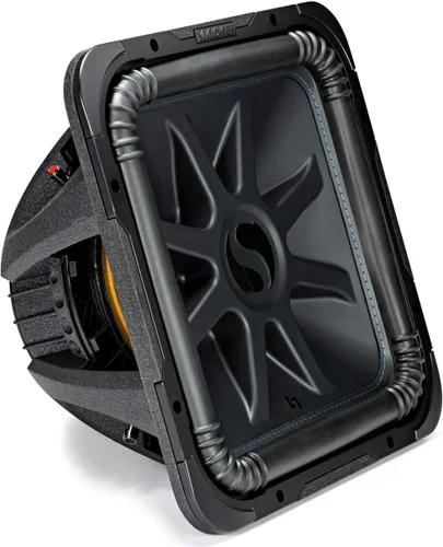 Vista 2 de KICKER L7S15 Audio para coche Solobaric 15" Subwoofer cuadrado L7 Dual 4 Ohm Sub 44L7S154 (renovado)