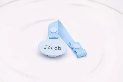 Vista 3 de Regalo personalizado para bebé, chupete personalizado con nombre, clip de chupete personalizado con nombre, 0-6 meses y 6-18 meses, se puede