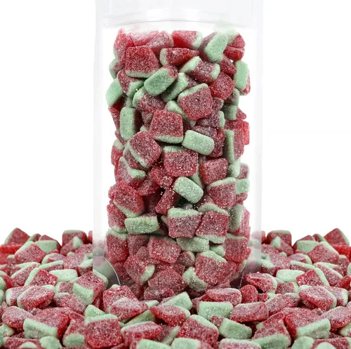 Vista 3 de Smarty Stop Sour Watermelon Wedge Slices Bite Gummy Candy (1 libra (paquete de 1))