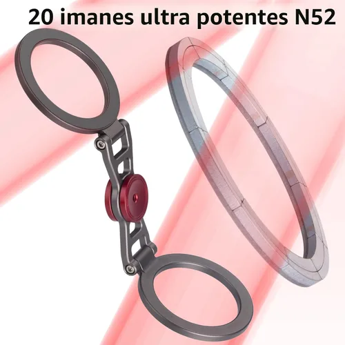 Vista 7 de Combo de soporte magnético para teléfono y Fidget Spinner para MagSafe