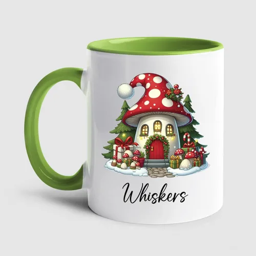 Vista 18 de Taza de café de Papá Noel con nombre personalizado – Taza de Papá Noel personalizada, 11 onzas y 15 onzas, bonita taza de cerámica blanca regalo