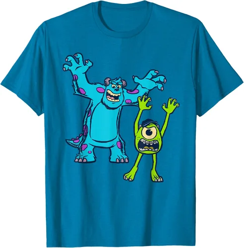 Vista 8 de Camiseta de la Universidad Sulley y Mike de los Monsters de Disney Pixar