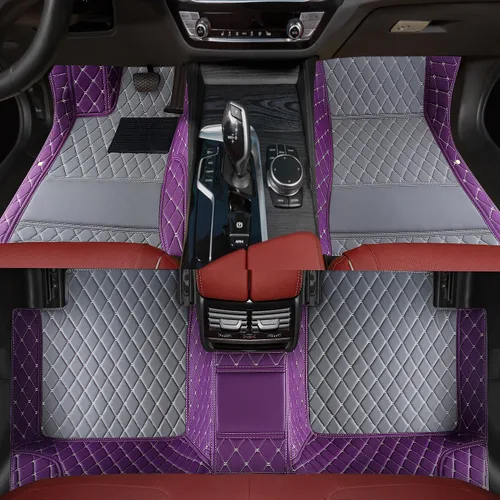 Vista 47 de Alfombrillas personalizadas para automóvil adecuadas para el 99% de automóviles, camiones, SUV, alfombrillas para todo tipo de clima, alfombrillas