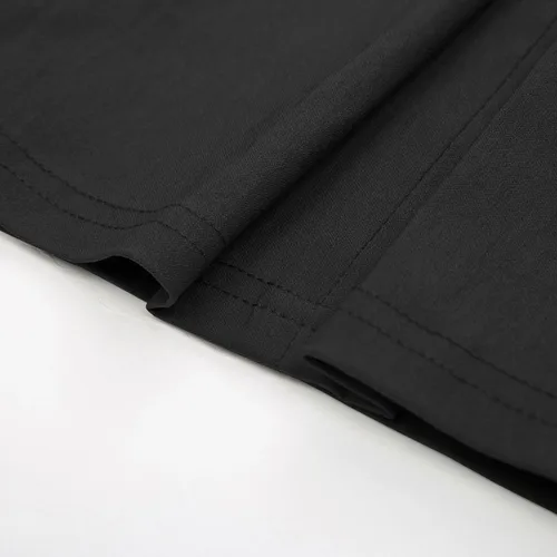 Vista 7 de Belle Poque, falda de lápiz elástica de cintura alta con lazo para mujer.