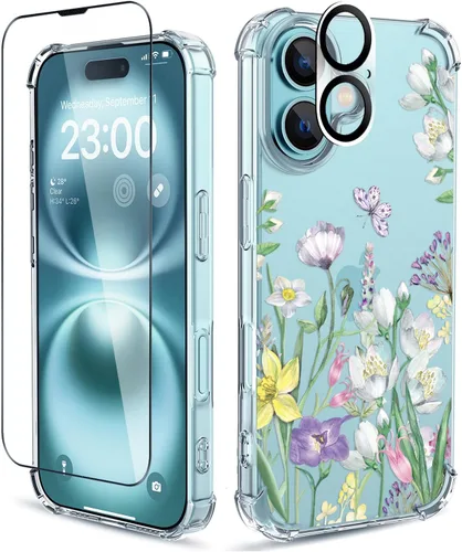 Vista 12 de Funda para iPhone 13 y iPhone 14 (6.1 pulgadas), funda protectora delgada de poliuretano termoplástico suave a prueba de golpes, bonito
