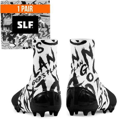 Vista 27 de SLEEFS Fundas de fútbol para cordones seguros, se adapta a cualquier taco Negro