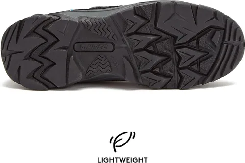 Vista 6 de HI-TEC Ravus WP - Botas de senderismo impermeables para hombre, ligeras y transpirables para exteriores