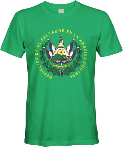 Vista 10 de Cybertela Camiseta de hombre Escudo de Armas de El Salvador