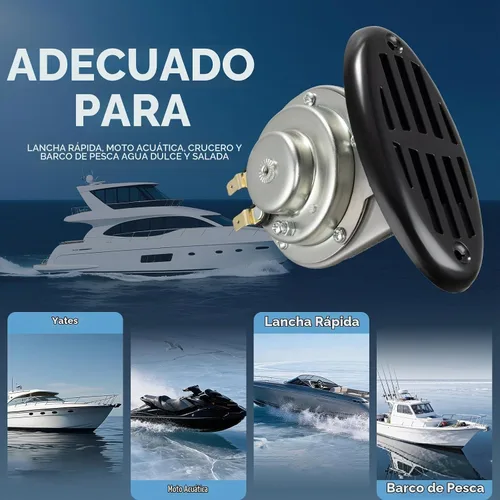 Vista 3 de Cuerno de barco de montaje empotrado oculto cuernos marinos eléctricos Drop-in cuerno oculto