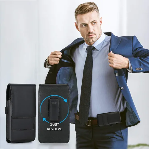Vista 8 de BECPLT Funda de teléfono para Galaxy S21 FE S20 FE 2022 Funda de cuero para cinturón, bolsa giratoria 360 con clip para cinturón para Samsung S23+