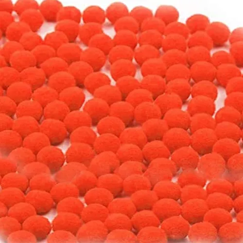 Vista 37 de 1000 pompones para manualidades de 1 pulgada, bolas de pompón mullidas de Navidad, pequeñas bolas de pompones para manualidades, proyectos