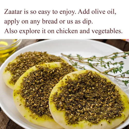 Vista 5 de The Spice Way Zaatar libanés, condimento Shawarma y zumac 2 onzas cada uno