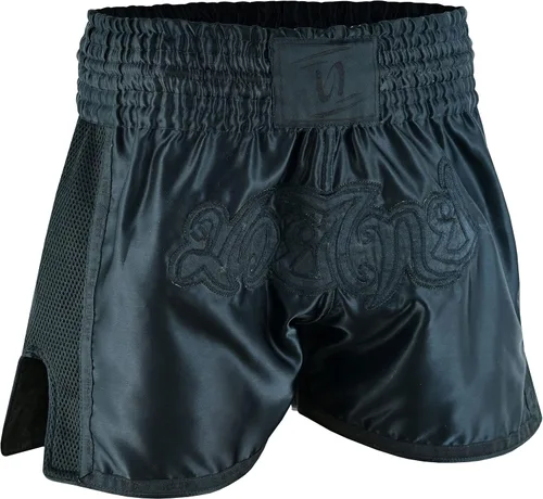 Vista 2 de UFG PRO - Elite Series Muay Thai Short - Boxeo MMA Muay Thai Entrenamiento y Lucha Todo negro