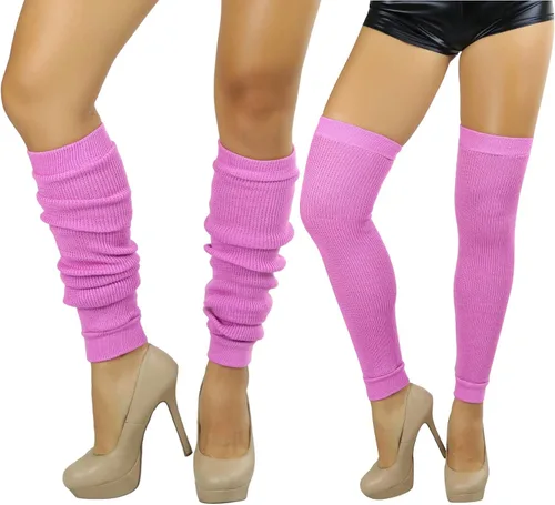 Vista 2 de ToBeInStyle Calentadores largos de pierna por encima de la rodilla para mujer