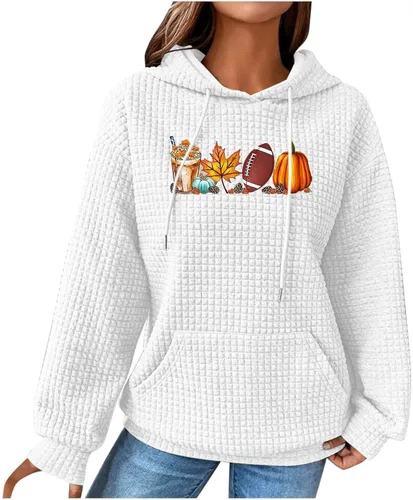 Vista 144 de SHAOBGE Sudaderas con capucha de gran tamaño para mujer, sudaderas con capucha para entrenamiento, suéteres casuales y cómodos trajes de moda
