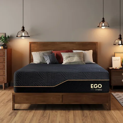 Vista 13 de EGOHOME - Colchón de espuma viscoelástica individual de 10 pulgadas para dolor de espalda, cama de gel de cobre refrescante en una caja, espuma
