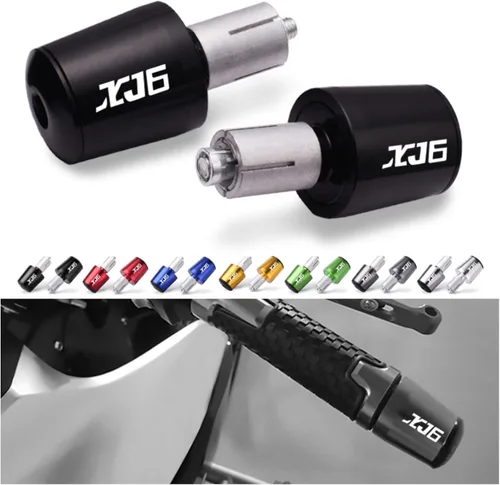 Vista 5 de Motorcycle 7/8" 22mm Motorcycle Handlebar EndsPlug Slider Handlebar End Grips Cap for XJ6 XJ6N Diversion 2017 2018 2019 2020 2021 Handle end