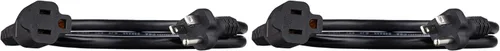 Vista 18 de Amazon Basics - Cable de extensión de 3 pies, extensor de toma de 3 clavijas, cable de extensión para interiores, 13 amperios, 125V, color negro