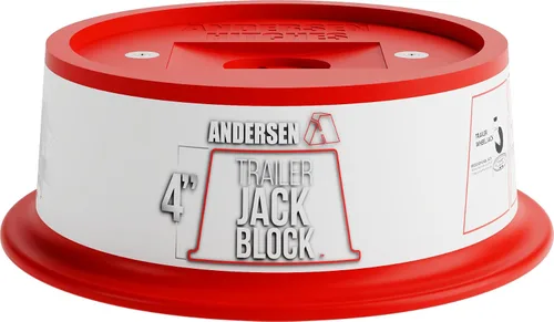 Vista 5 de Andersen Hitches Kit combinado de bloque Jack Block con bloque de 4 pulgadas de 8 pulgadas y sistema de nivelación y entrada de autocaravana Clean