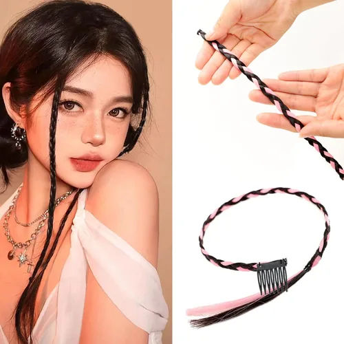 Vista 5 de Honbay 60 piezas de 7 dientes de plástico para boda, velo de novia, peines para peluca, accesorios para tocados, moño, moño, chignon, accesorios