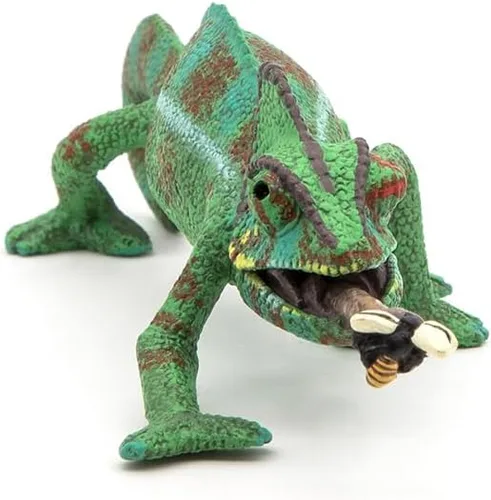 Vista 4 de Papo - Figura de camaleón realista - A partir de 3 años - Colección Wild Life - Juego educativo de reptiles exóticos - Juguete de idea de regalo