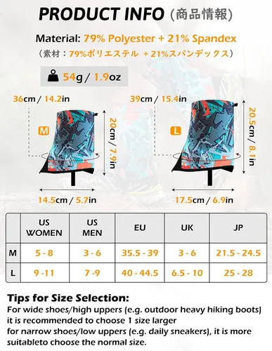 Vista 2 de TRIWONDER Polainas de tobillo bajas ligeras e impermeables para senderismo, caminar, mochilero