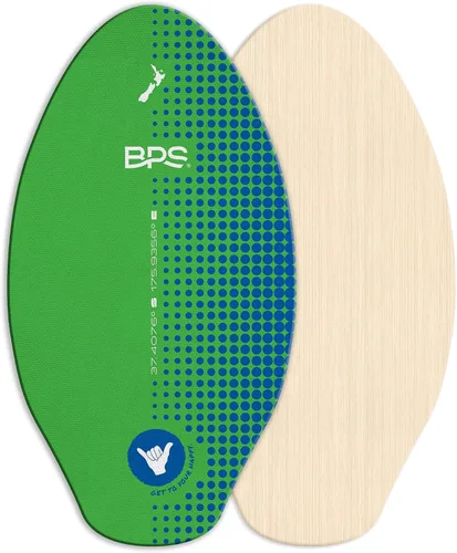 Vista 16 de BPS Skimboard 'Shaka' de Nueva Zelanda con almohadillas de agarre EVA de colores y capa transparente de alto brillo tablas de madera para aventuras