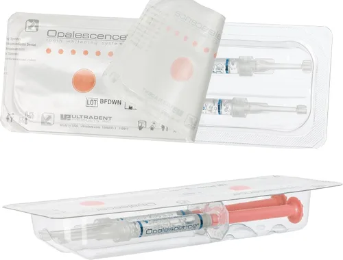 Vista 7 de Opalescence Jeringas de Gel al 35% Blanqueamiento Dental - Kit de Recarga (4 Jeringas en Total) Peróxido de Carbamida. Fabricado por Ultradent