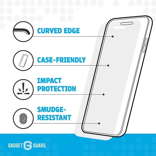 Vista 4 de Gadget Guard Protector de pantalla Flex con GuardPlus $150 Promise, protector de pantalla inastillable, 5 veces más fuerte que el vidrio templado
