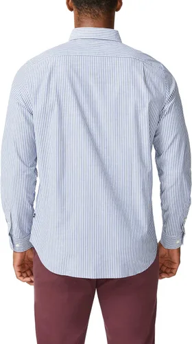 Vista 3 de Nautica - Camisa clásica para hombre, manga larga, con botones y elástica