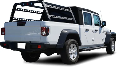 Vista 5 de Black Horse Cutlass - Estribos negros compatibles con Jeep Gladiator 2020-2026, RN-JEG1-79-BK