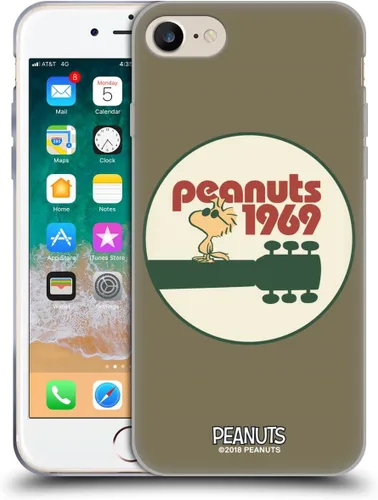 Vista 150 de Head Case Designs Funda de gel suave con licencia oficial de Peanuts Freak Flag Fly Woodstock 50th compatible con Apple iPhone 7 Plus/iPhone 8 Plus