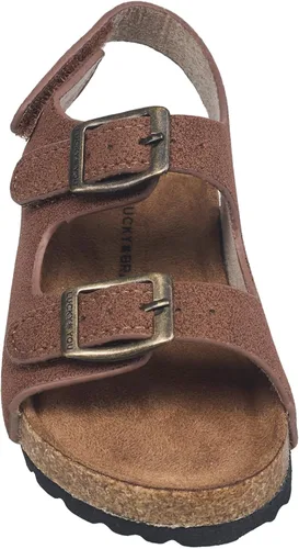 Vista 7 de Lucky Brand Sandalias unisex para bebé, con doble correa y cierre de velcro (niños pequeños)