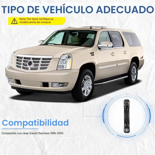 Vista 2 de Brazos de Control Superior e Inferior Delanteros con Rótulas, Enlaces de Barra Estabilizadora Delantera, Extremos de Barra de Dirección, Kit
