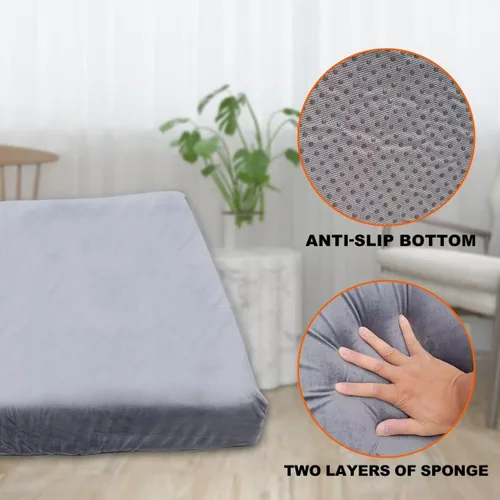 Vista 12 de El colchón de camping de esponja de memoria Bzvystux es adecuado para colchonetas impermeables para adultos, colchones de piso enrollables