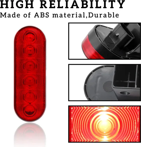 Vista 5 de SAUTVS 1 luz trasera LED roja para Can Am Defender y MAX 2016-2026